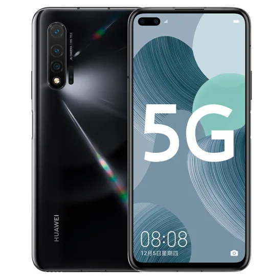 

Original Huawei nova 6 5G WLZ-AN00, 8GB+128GB Triple Back + Dual Front Cameras 4200mA Fingerprint Id 6.57 inch smartphone