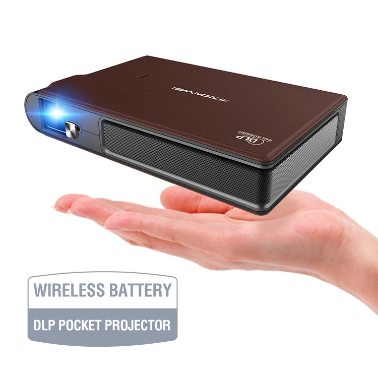 

caiwei factory S6W Dlp Portable Smart Mini 3D 4K Theater Latest Mobile Phone Led Pico Pocket Mini Home Projector