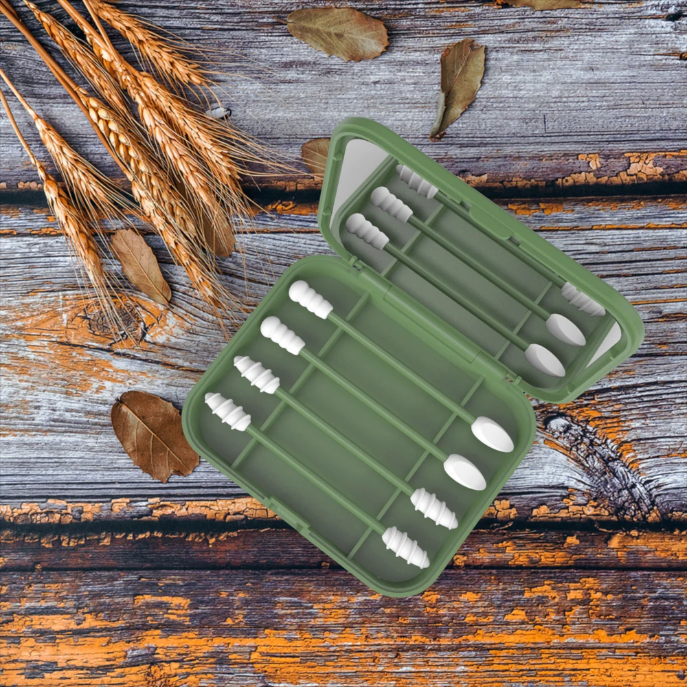 

JOSUNN Oem Eco Friendly Baby Bud Makeup Plastic Smart Cleaning Cosmetic Cleaner Sticks Storage Cotton Ear Bud, Pink, ,blue,black,yellow,green