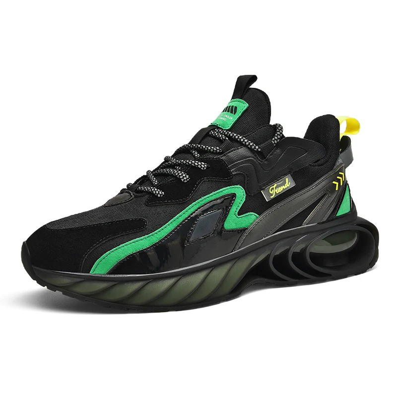 

New Arrivals Large Size Outdoors Sport Shoes Breathable Men Sneakers Comfortable Running Shoes, Black, blue, white
