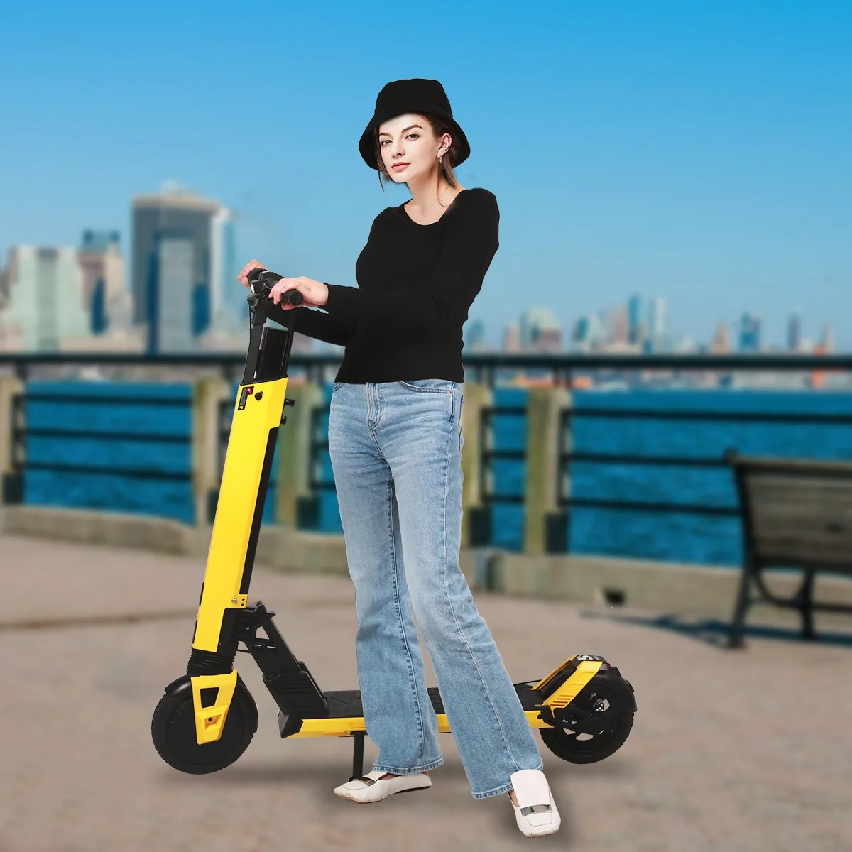 China Factory Motor 300W City High Speed Electrica Sale Store Off Road E scooter 8 Inch Large Wheel Electric Mobility Scooter