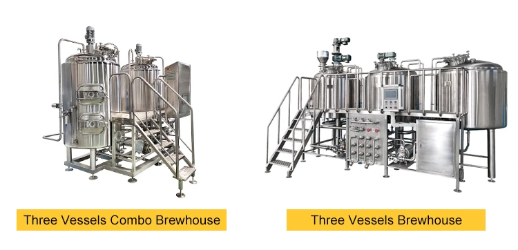 3 vessel brewhouse