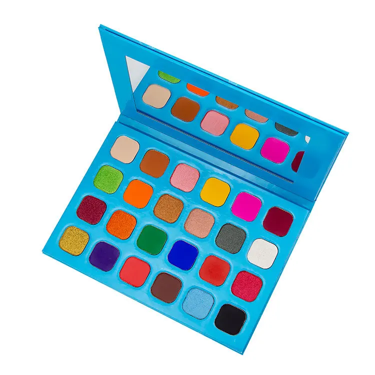 

24 Color Private Label Eyeshadow palette Pressed Glitter 24 Colors Eyeshadow Palette