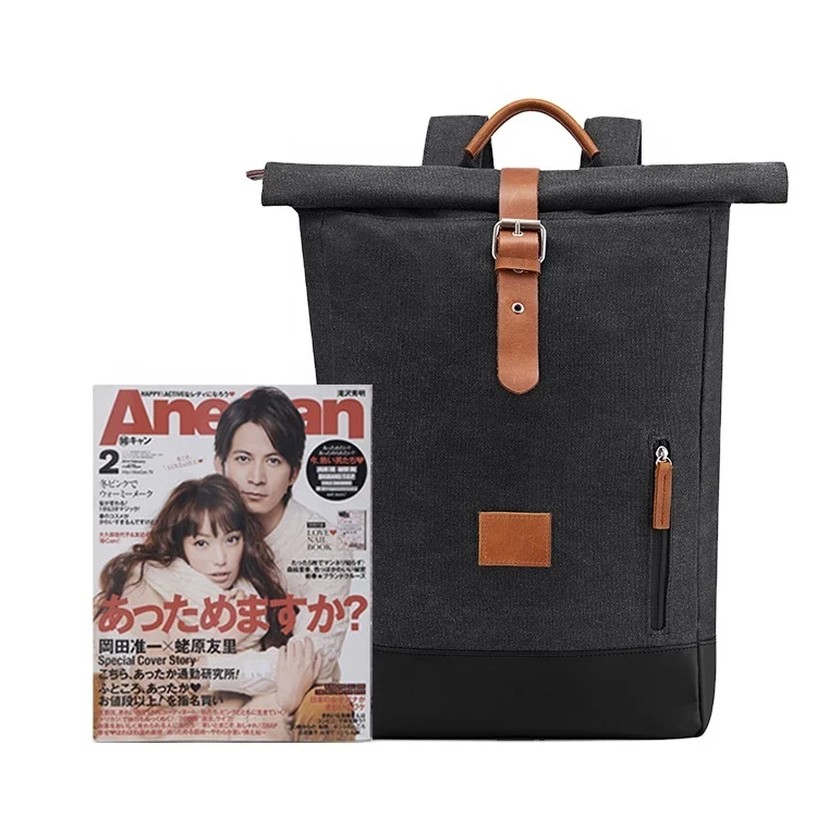 

2021high quality In Stock Backpack College Bag School Bags Canvas Teenage, Darkgray , customzied color