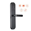 Smart home digital electronic control tuya google home card and fingerprint wifi app control door lock