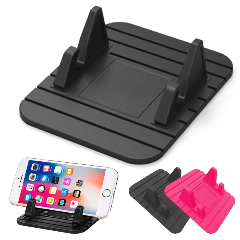 

Soft Silicone Mobile Phone Holder Anti Slip Mat Desktop Stand For IPhone XS XR Samsung, Customized