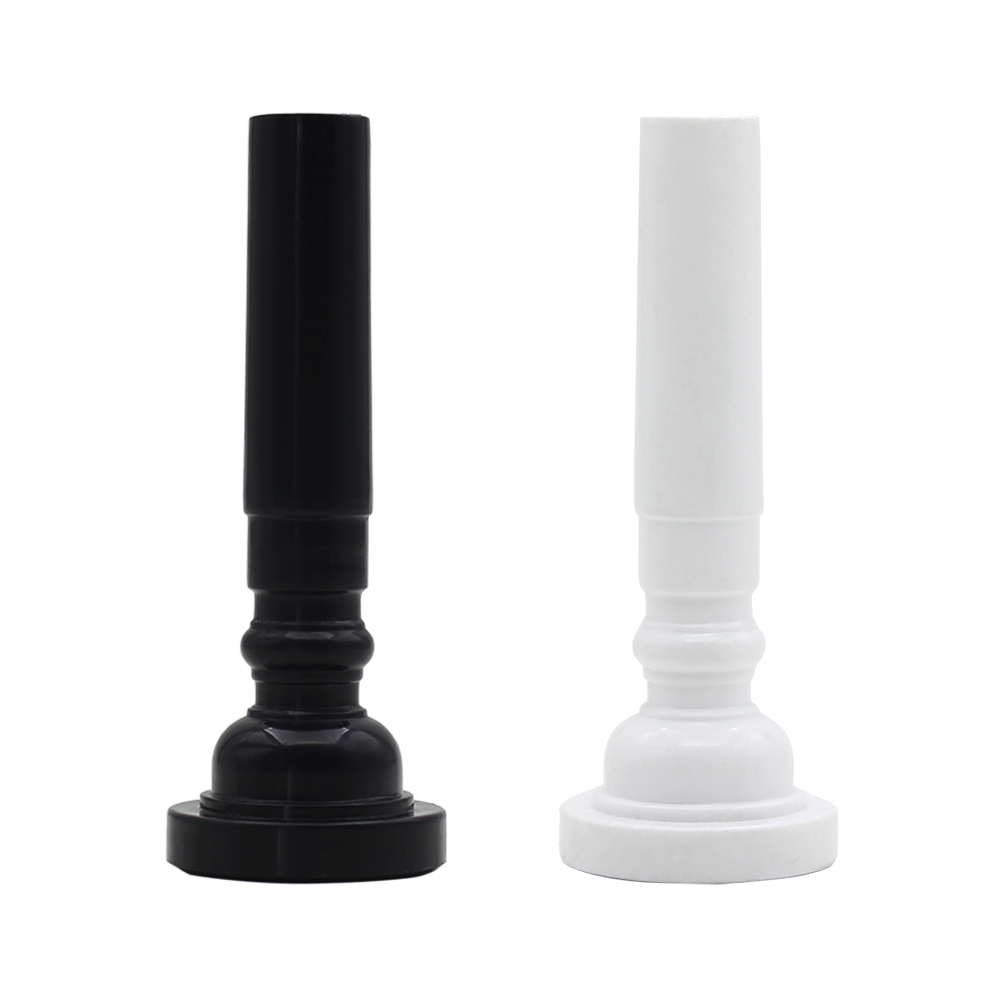 

Youth trumpet mouthpiece parts ABS plastic accessories trumpet brass musical instrument black white durable