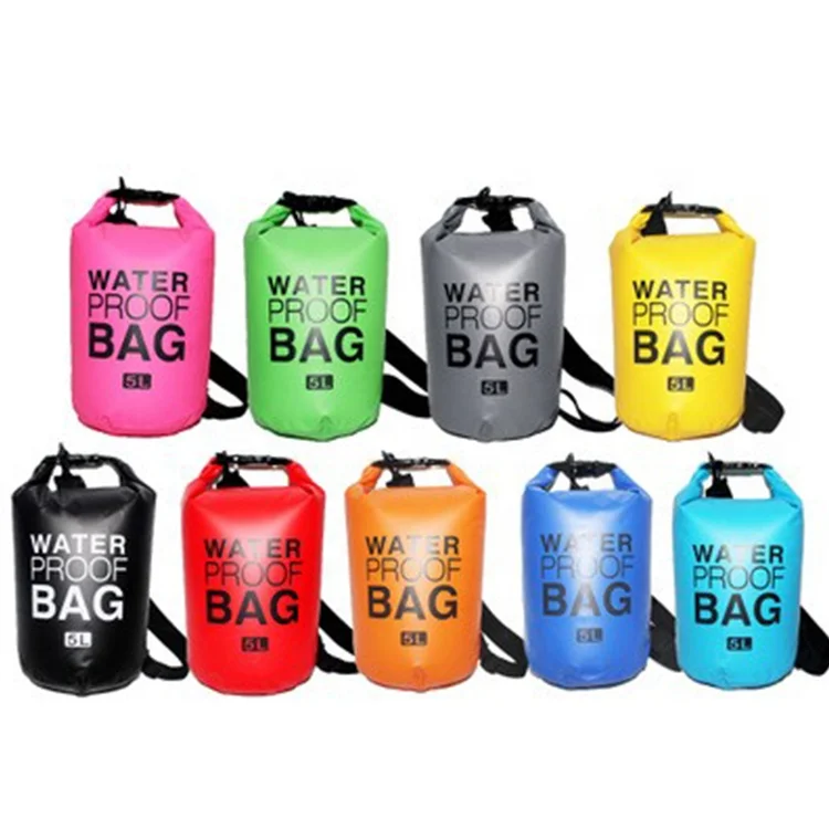

2L, 5L, 10L, 15L, 20L, 30L sports outdoor pvc waterproof dry bag with adjustable shoulder strap, Orange,blue,green,pink,light blue