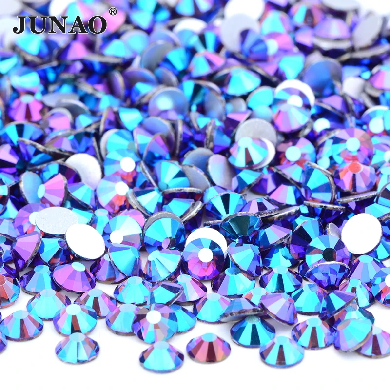 Wholesale Ss6 Ss8 Ss10 Ss12 Ss16 Ss20 Ss30 Non Hotfix Strass Clear Nail ...