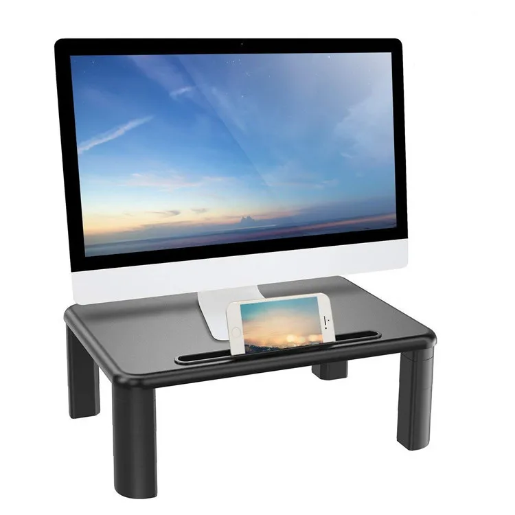Ergonomic Portable Wood Desktop Lcd Monitor Stand Laptop Desktop Lcd Monitor Stand Laptop