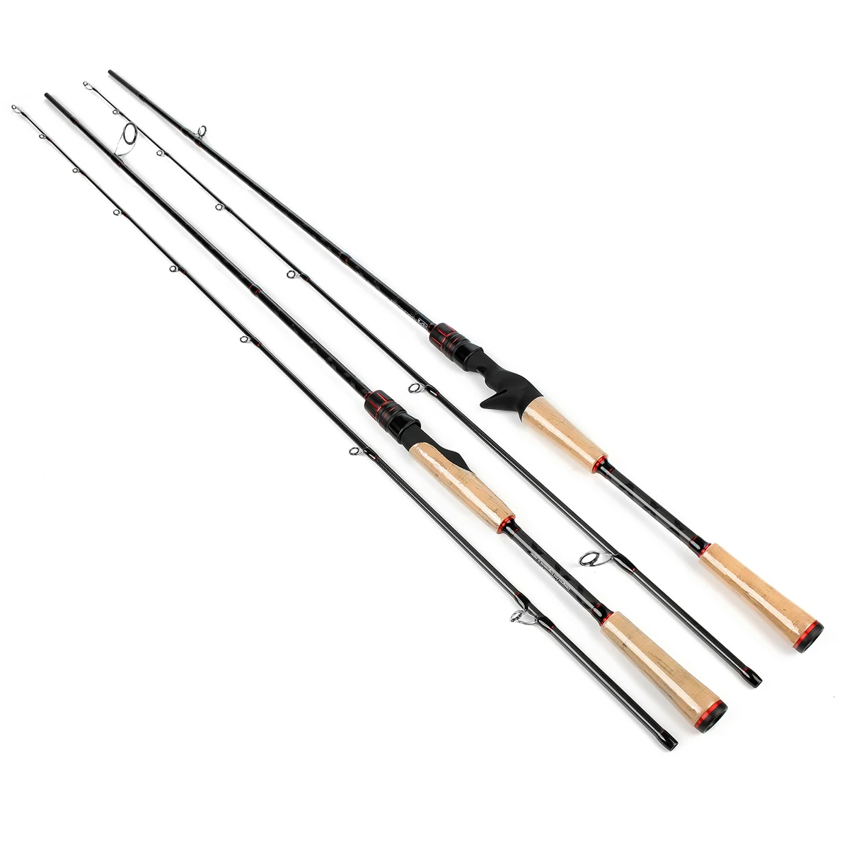 

Fishing Rods Graphite Lightweight Trout Rods 2 Pieces EVA Handle Crappie Spinning Fishing Rod