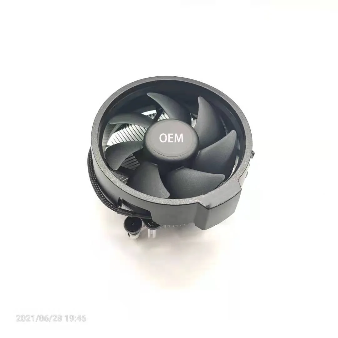 

original cpu cooler for AMD SR1 aluminum AMD cpu heatsink cooling cooler fan for for gaming computer case, White+black