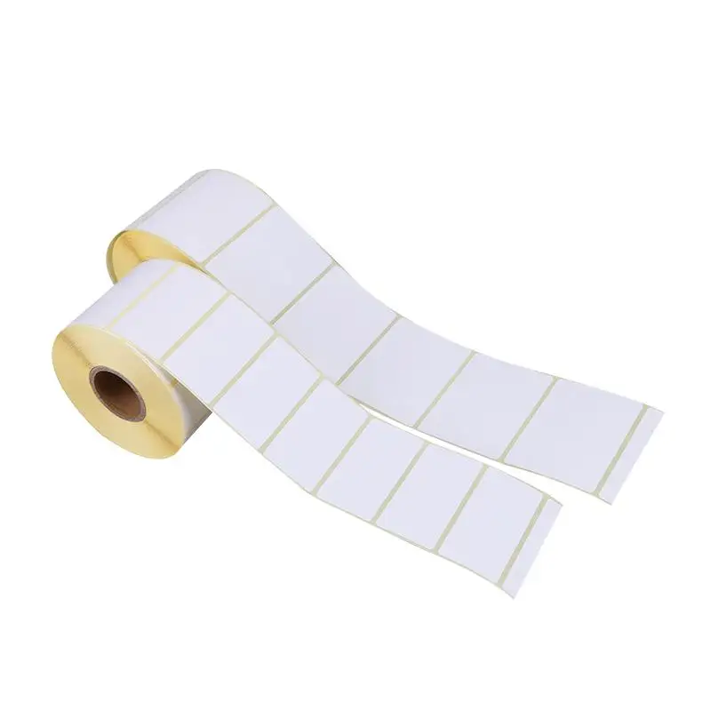 

Customized size Wholesale Blank Printing Direct Thermal Barcode Paper Labels Sticker Roll 2000 Labels roll