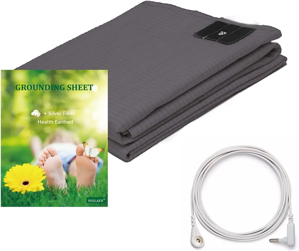 Wholesale Silver-Infused 400TC All-Season Customizable Comfortable Grounding Flat Sheet Environmentally Friendly Skin-Friendly