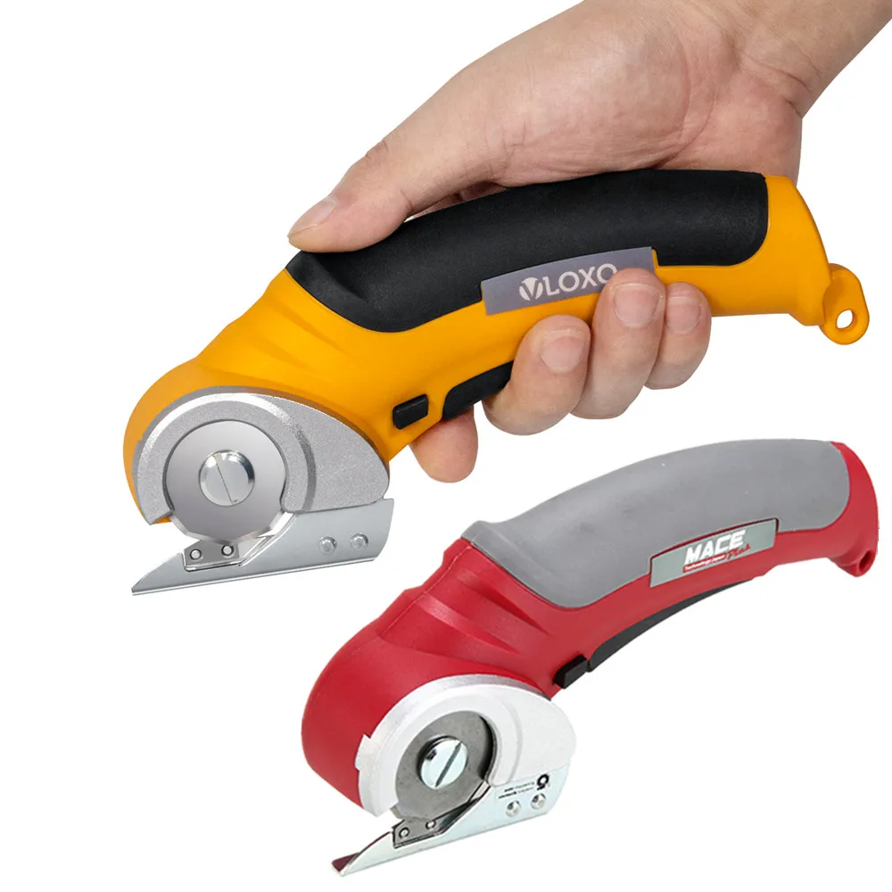 VLOXO Fabric Carpet Cordless Scissors Battery Powered Heavy Duty Craft Round Electric Scissors
