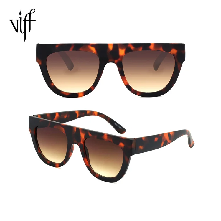 

2021 VIFF HP20611 Custom Logo Tortoiseshell Sunnies Frame Shades Sun Glasses River UV400 Flat Top New Style Sunglasses