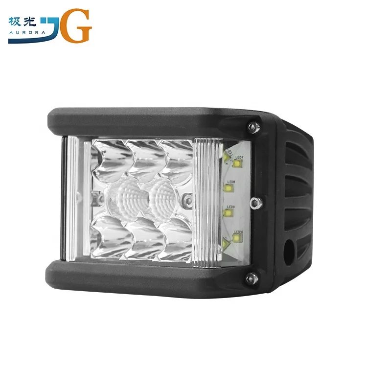 Great Breathable Alu Housing 60W 12V  LED Driving Work Lights Car Off road Offroad with Side Lighting for Cars/Trucks/Vehicles