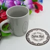Factory Supply Wholesale Cheap Custom Tea Coffee Cup Mat Coaster