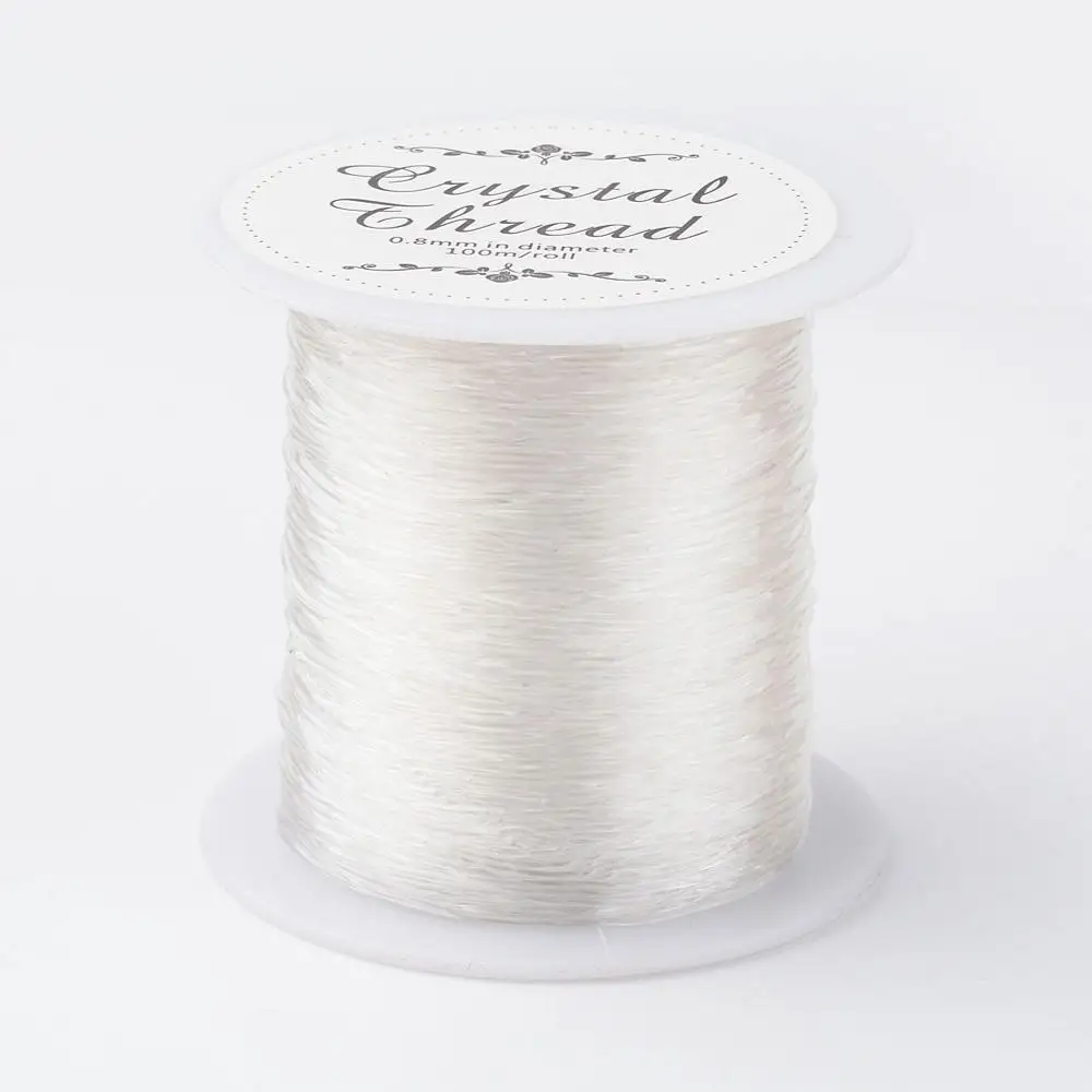 

Pandahall 0.8mm Clear Stretch Elastic Crystal Thread with Spool