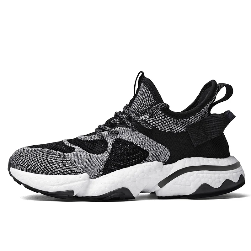 

men sneaker fashion high quality men's rubber combination sole breathable sneakers casual shoes wholesale White Sneakers men