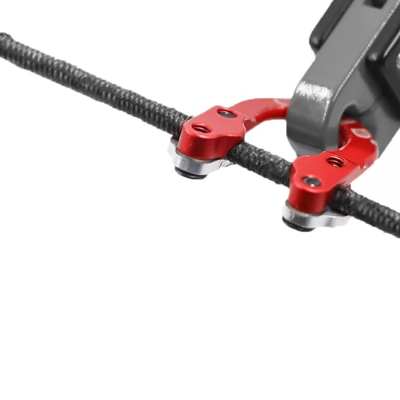 

Metal Ring D Ring Buckle Aluminum Rope for Compound Bow Archery Hunting