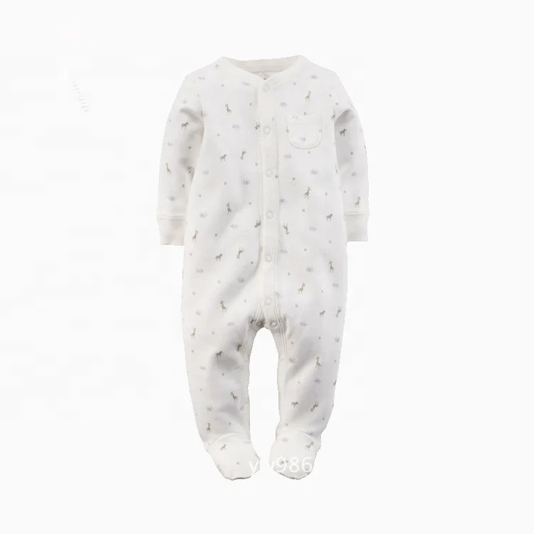 

Factory wholesale unisex cotton baby clothes items romper