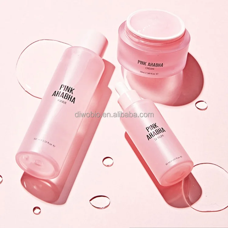 oem private label organic rose water spray face skin toner whitening skin care set