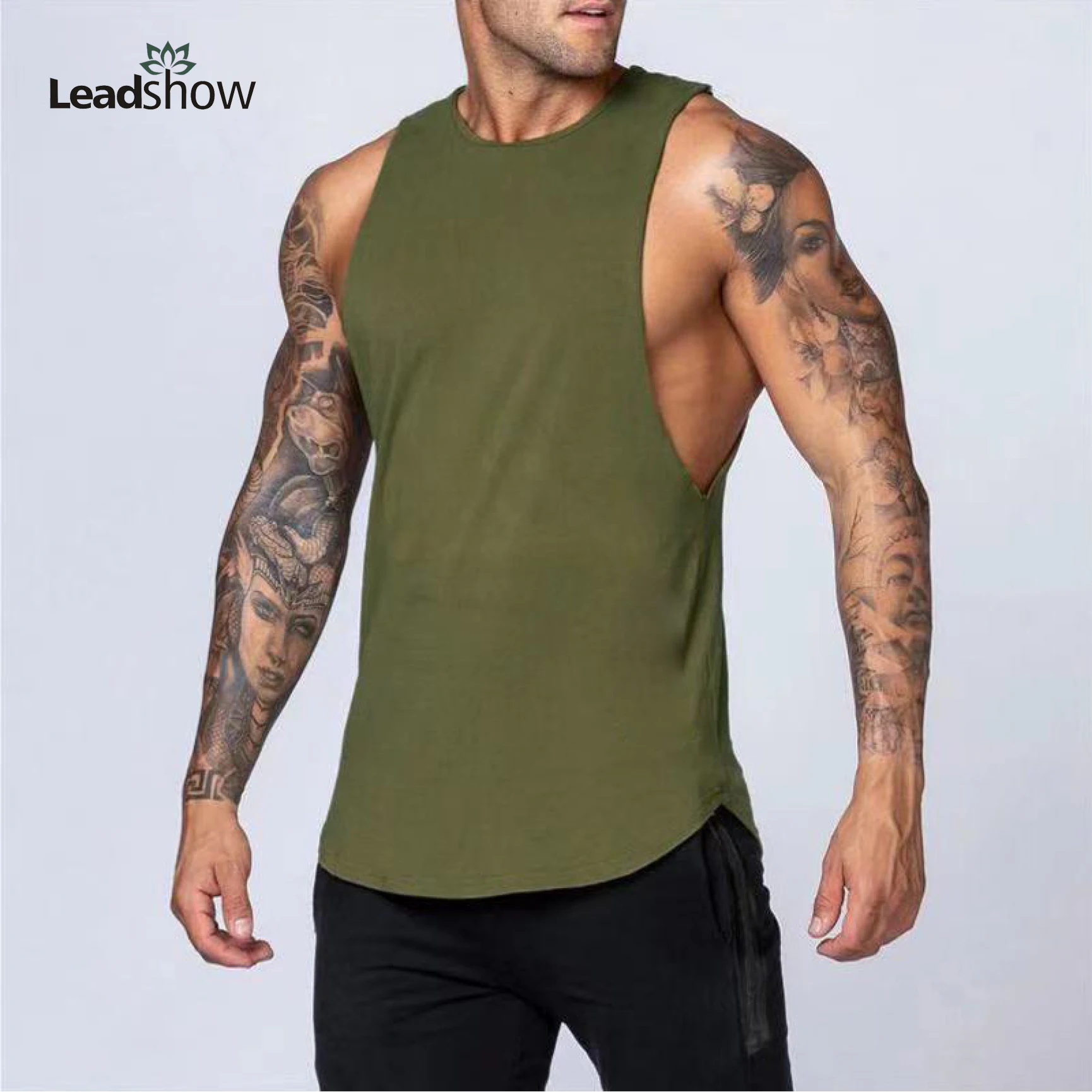 

Men gym singlet vest sleeveless bamboo bodybuilding clothing fitness gym tank tops, White, black, burgundy,light gray,olive