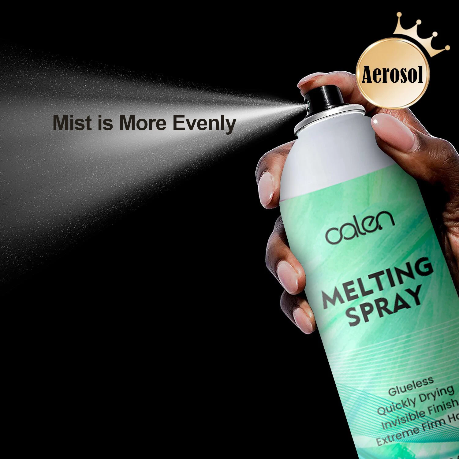 

Aerosol Hot Selling Private Label Extreme Hold Fast Dry Aerosol Melting Spray Wig Lace Melting Glue Spray