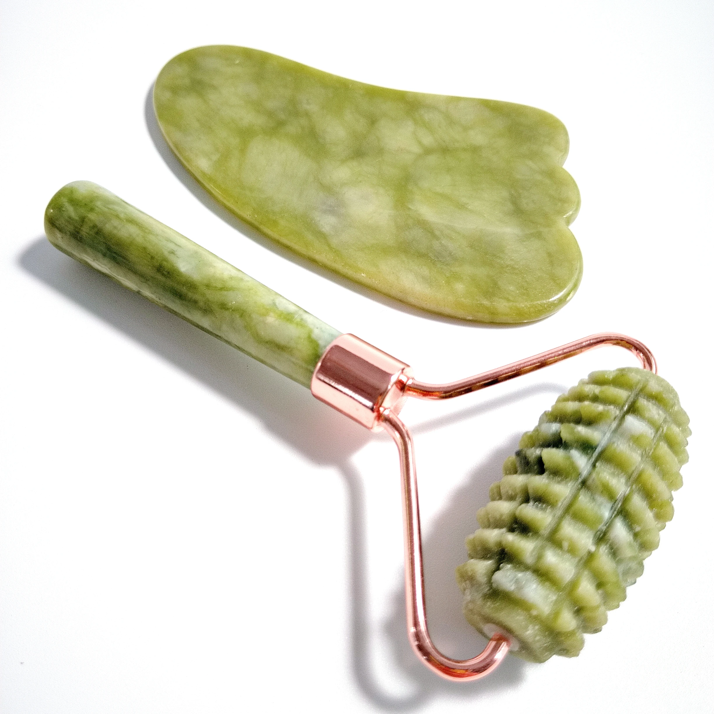 

Xiuyan Jade Roller for Face Skin Care 100% Natural Mini Head Face Roller Face Slimming