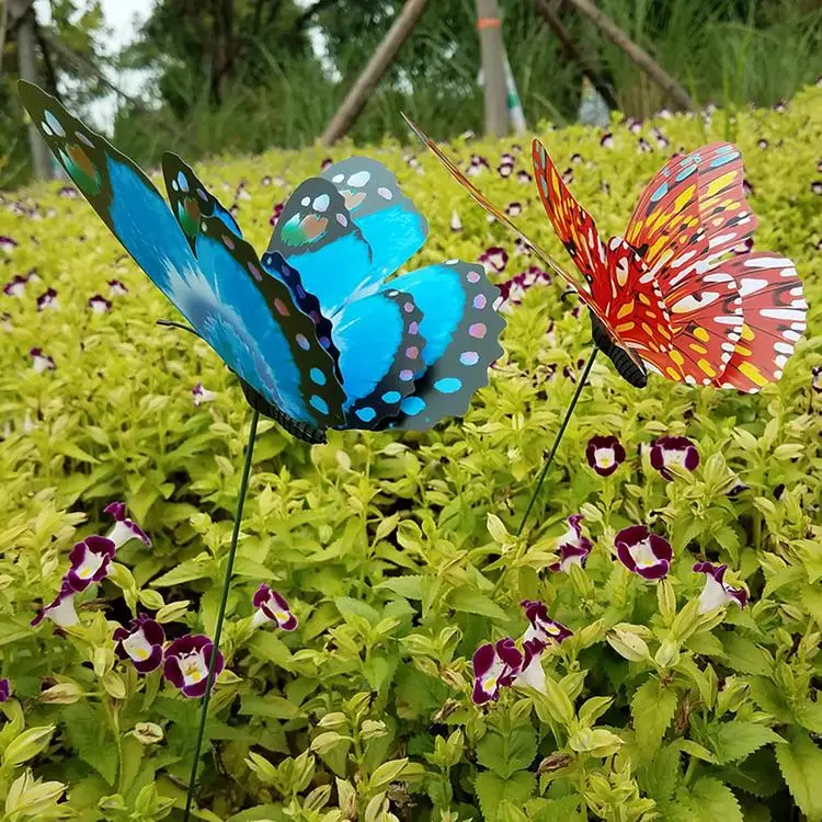 

22cm Artifical Butterfly Garden Bright Colors Butterfly Decor