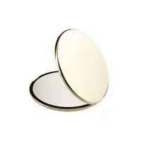 

High quality metal gold delicate double sided crisp compact mirror