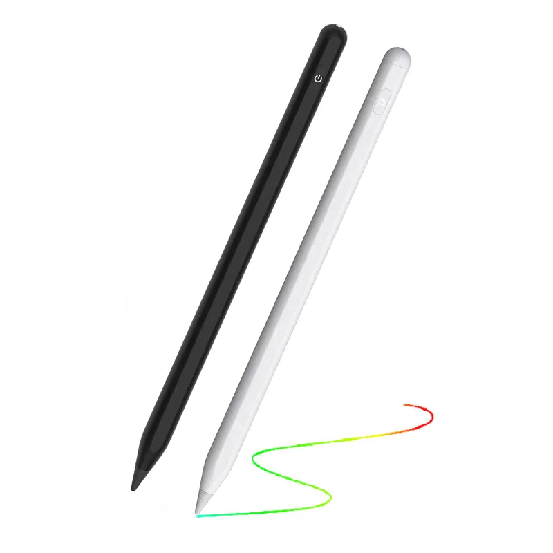 

Shenzhen Factory Hot Sell P6 pro Fine POM Tip Active Capacitive Touch Screen Stylus Pen S Pen for Apple Ipad, White & black