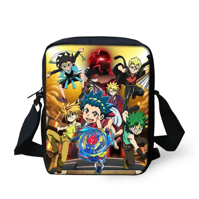 

Anime Beyblade Burst Evolution School Crossbody Bags For Boys Girls Schoolbag Fashion Kids Small Shoulder Bag Children Bookbags, Customized