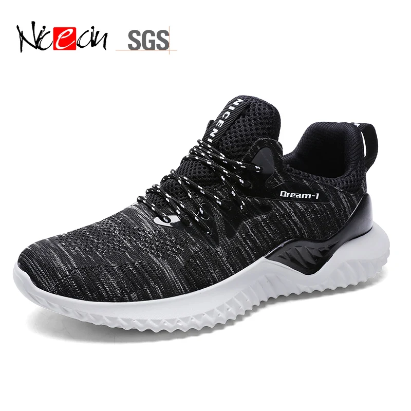 

Men Shoes Sports Chunky Sneakers Fly knit Breathable EVA Sport Shoes Sepatu Sneakers, Customerized