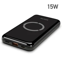 

SOSLPAI New arrived universal qi wireless power bank 10000 mah 15W fast charging QC 3.0 usb outport wireless charger power bank