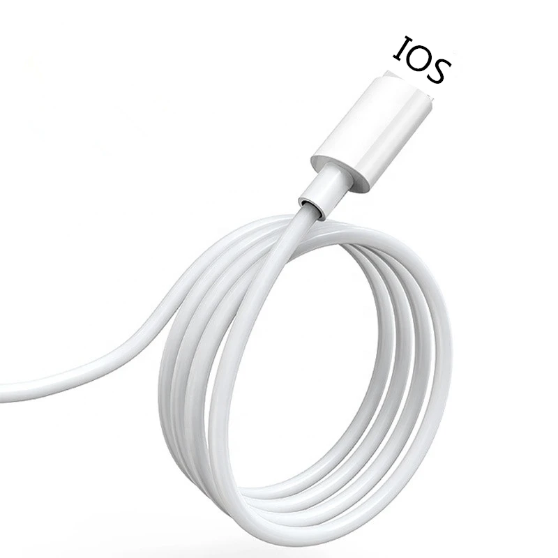 

Factory Price USB 2.0 Micro Charging Phone Cable Plastic PVC Charger Cable USB Cable For iPhone 11 12, White