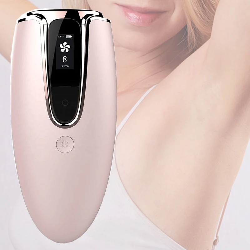 

IPL Pulses Freezing Painless Hair Removal Machine Most Popular Ice Cool IPL Laser Hair Removal Device, White pink black