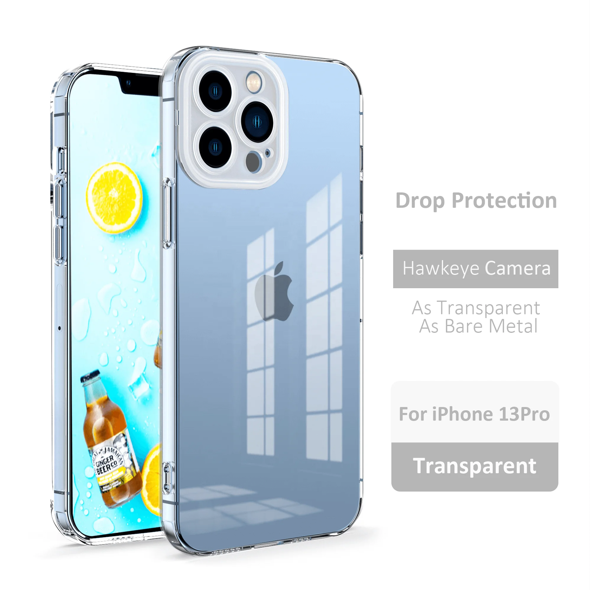 

HiFuture New Cell Phone Case Eagle Transparent TPU Shockproof Phone Cover For iPhone 11 11Pro 11Pro Max, Multiple colors for camera