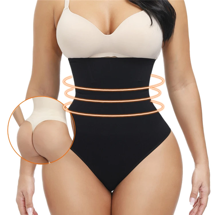 

Custom Service Body Shaper High Waist Seamless Enhancer Hip Elastic Seamless Shapewear Thong Shapewear For Women