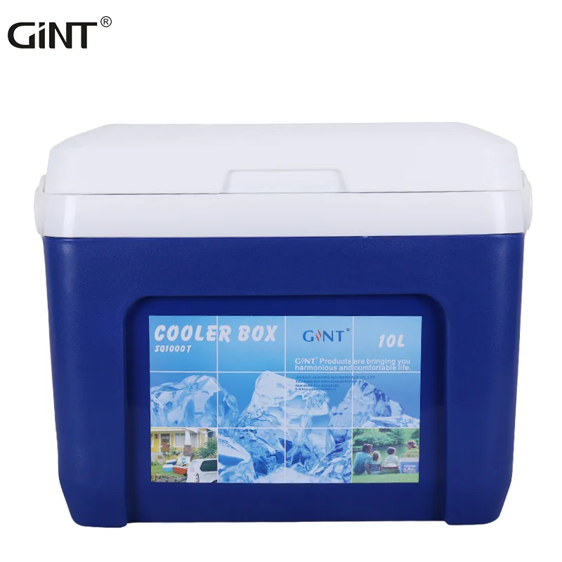 

GiNT 10L Chinese Supplier Insulating Cooler Box Small Capacity SQ1000 Ice Chest Cooler Boxes, Customized color acceptable