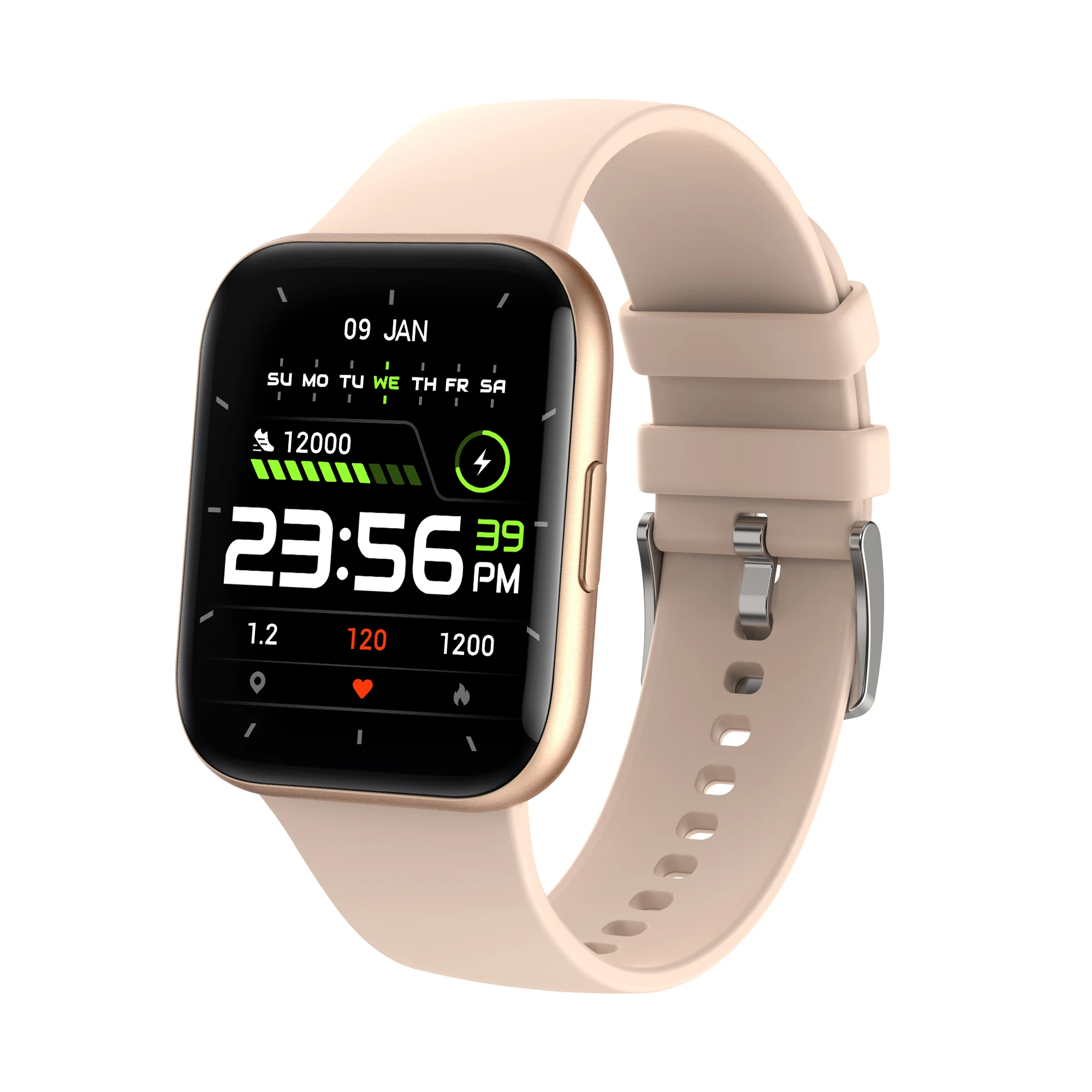 

2021 New Good Quality P25 Smart Watch DIY Dial Heart Rate Monitor Fitness Bracelet