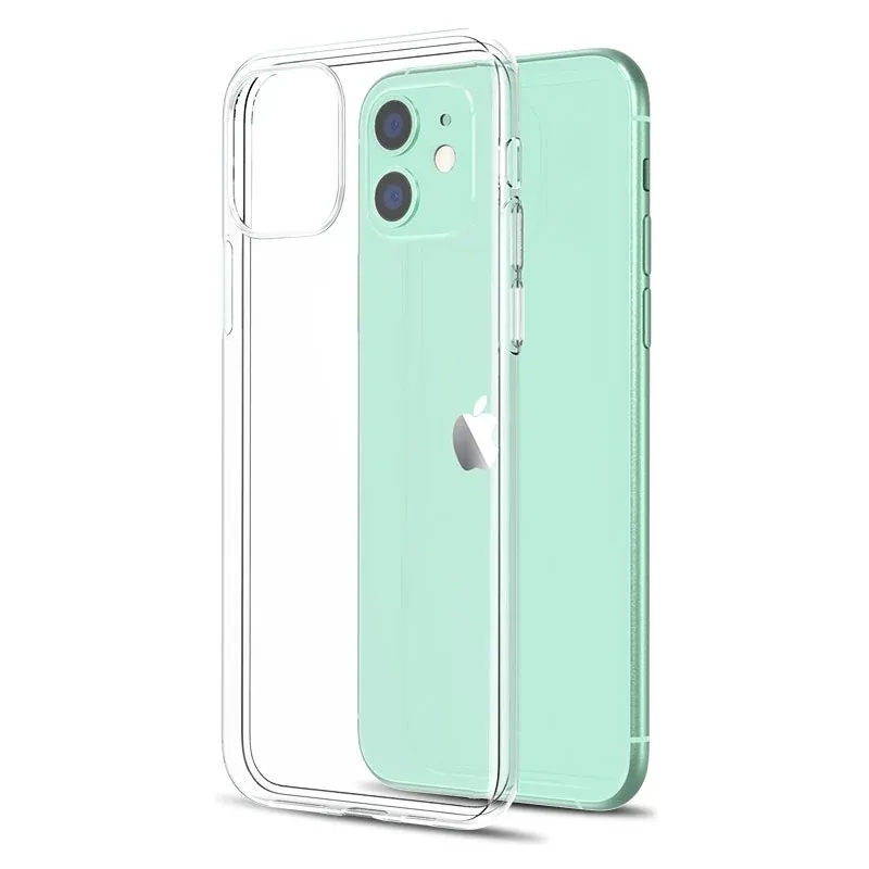 

Ultra Thin Clear Phone Case For iPhone 12Pro Max Case Silicone Soft Back Cover For iPhone 11 XS Max XR Case Customizable pattern