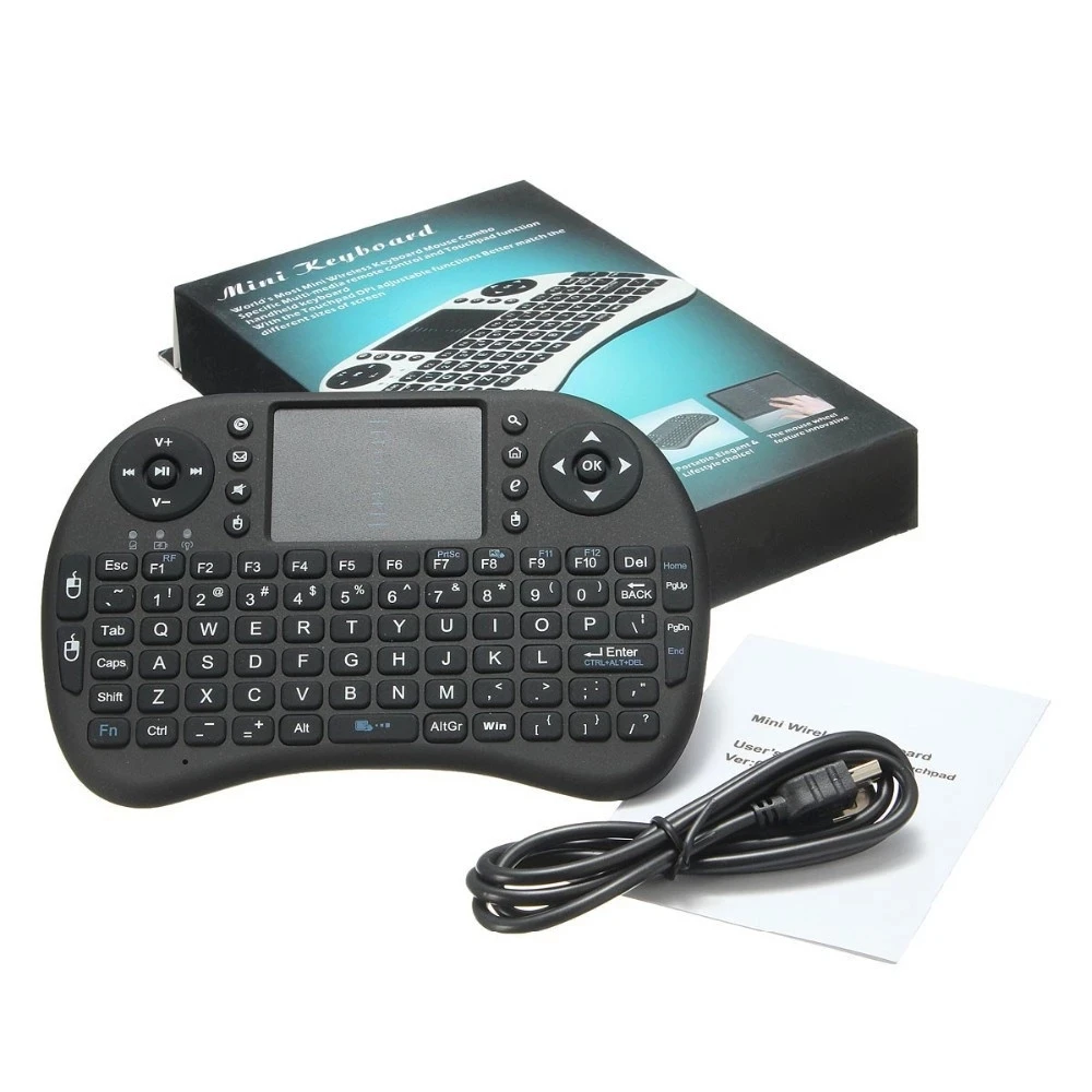 

Rii i8 2.4G mini gaming mechanical wireless mouse and keyboard set for sale