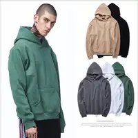 

Custom hoodie printing cotton solid color cotton men's hoodies