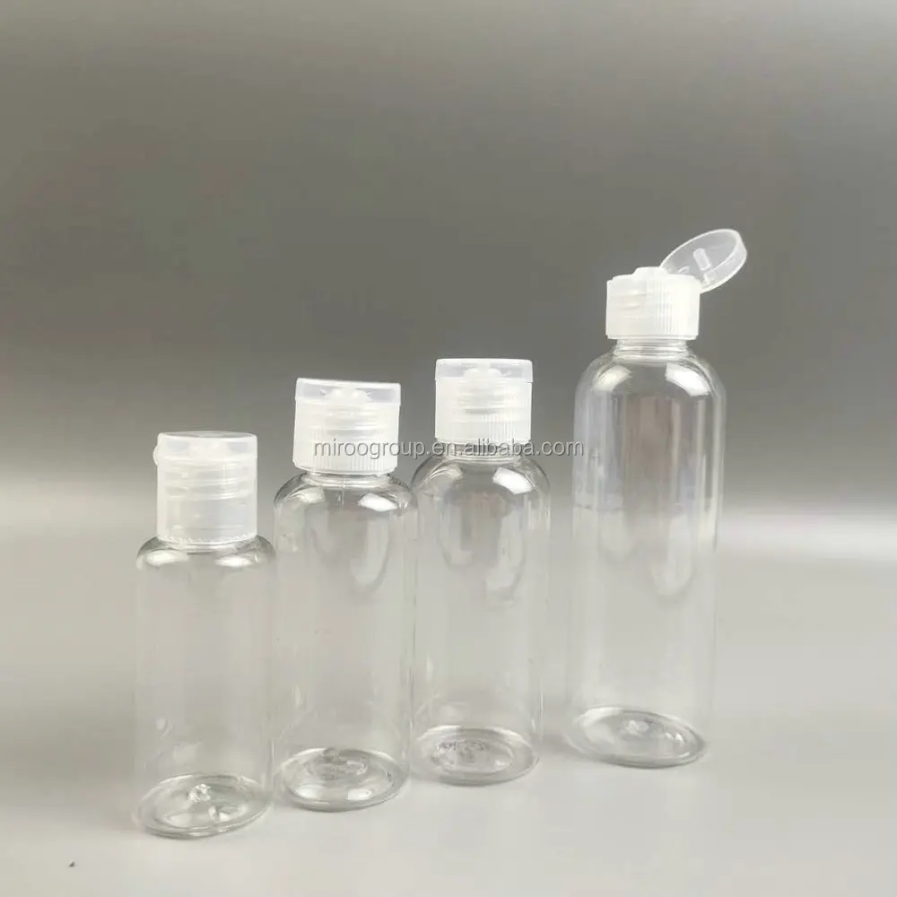 10ml 15ml 30ml Pet Plastic Bottle With Flip Top Lid,Mini Travel Size