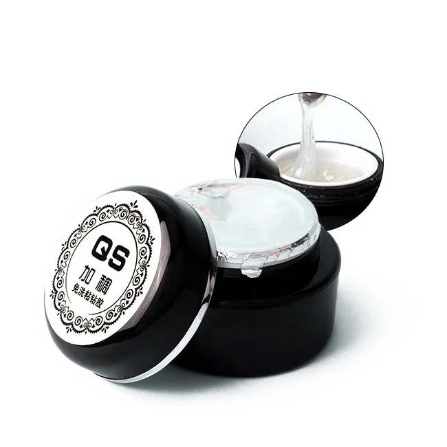 

Super Sticky Diamond Clear Gel Adhesive Rhinestone Accessory Nail Uv Decorator Gels Curable Glue gel OEM/ODM Order Free Sample, Transparent