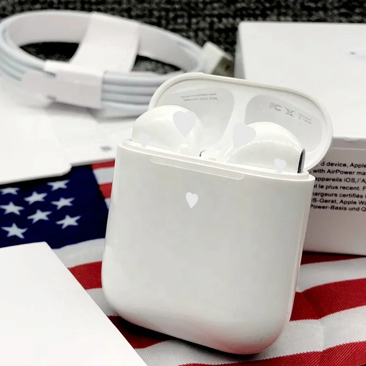 

Best Quality TWS 1:1 Air 2 Wireless charging Earphone Earbuds Air 2 with GPS Rename