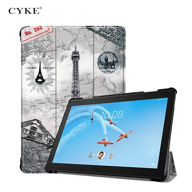 CYKE Case For Lenovo Tab P10 TB-X705L TB-X705F 10.1" Smart Cover Funda Tablet Slim Magnetic Folding Stand Skin Shell
