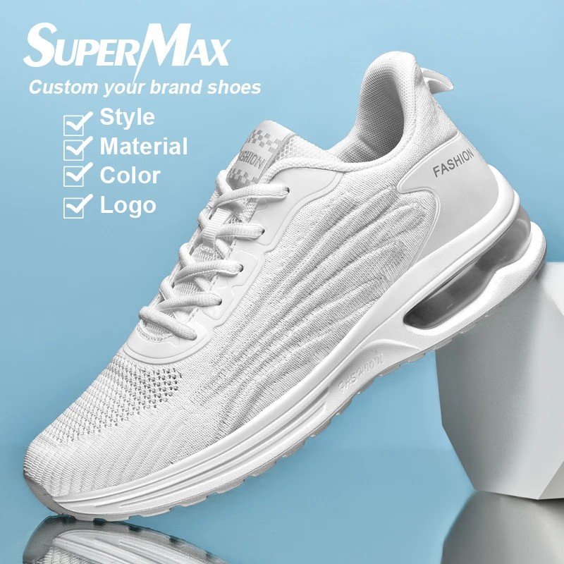 

Low moq custom logo made shoes Men buckled shoe custom casual running shoes sneakers for men big sizes 13 14 15 wholesale